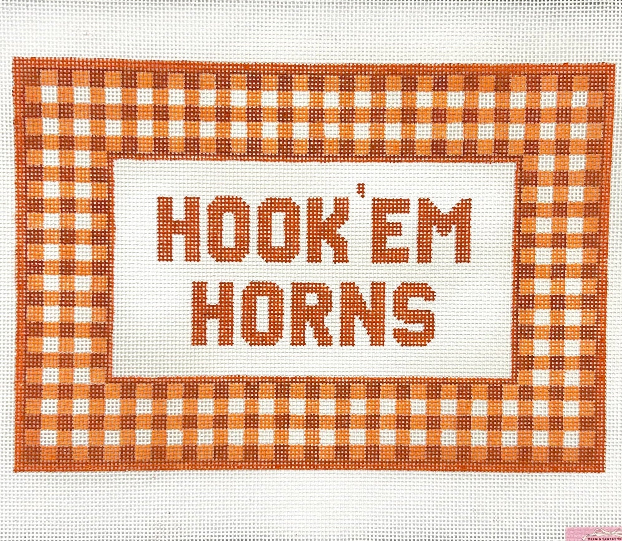 Hook'em Horns (UT) Canvas by Perrin Gentry
