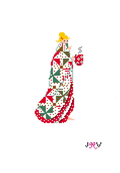 Quilt XMas Blonde Needlepoint Canvas