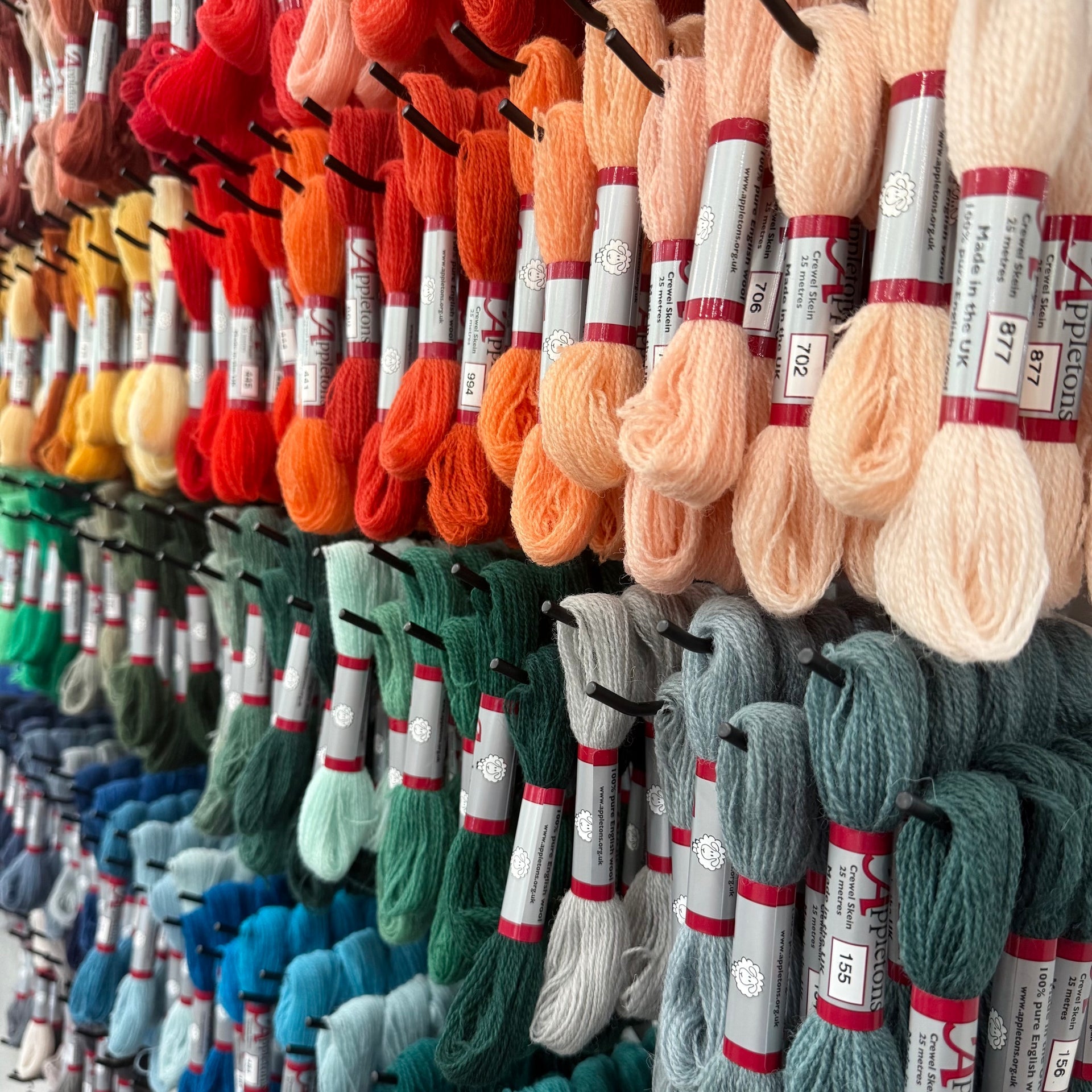 Appletons 2 Ply Crewel Wool Skeins: Colors 101-548
