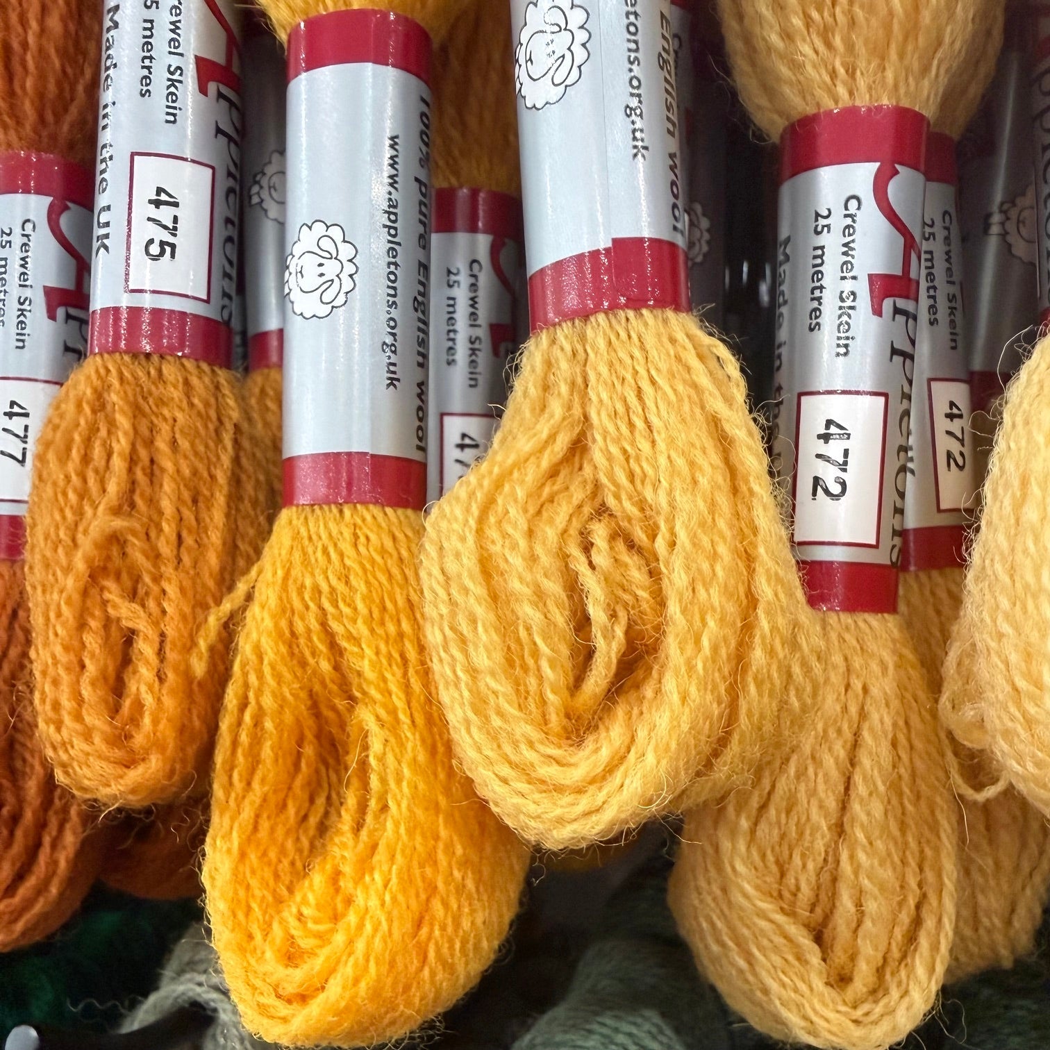 Appletons 2 Ply Crewel Wool Skeins: Colors 958-998