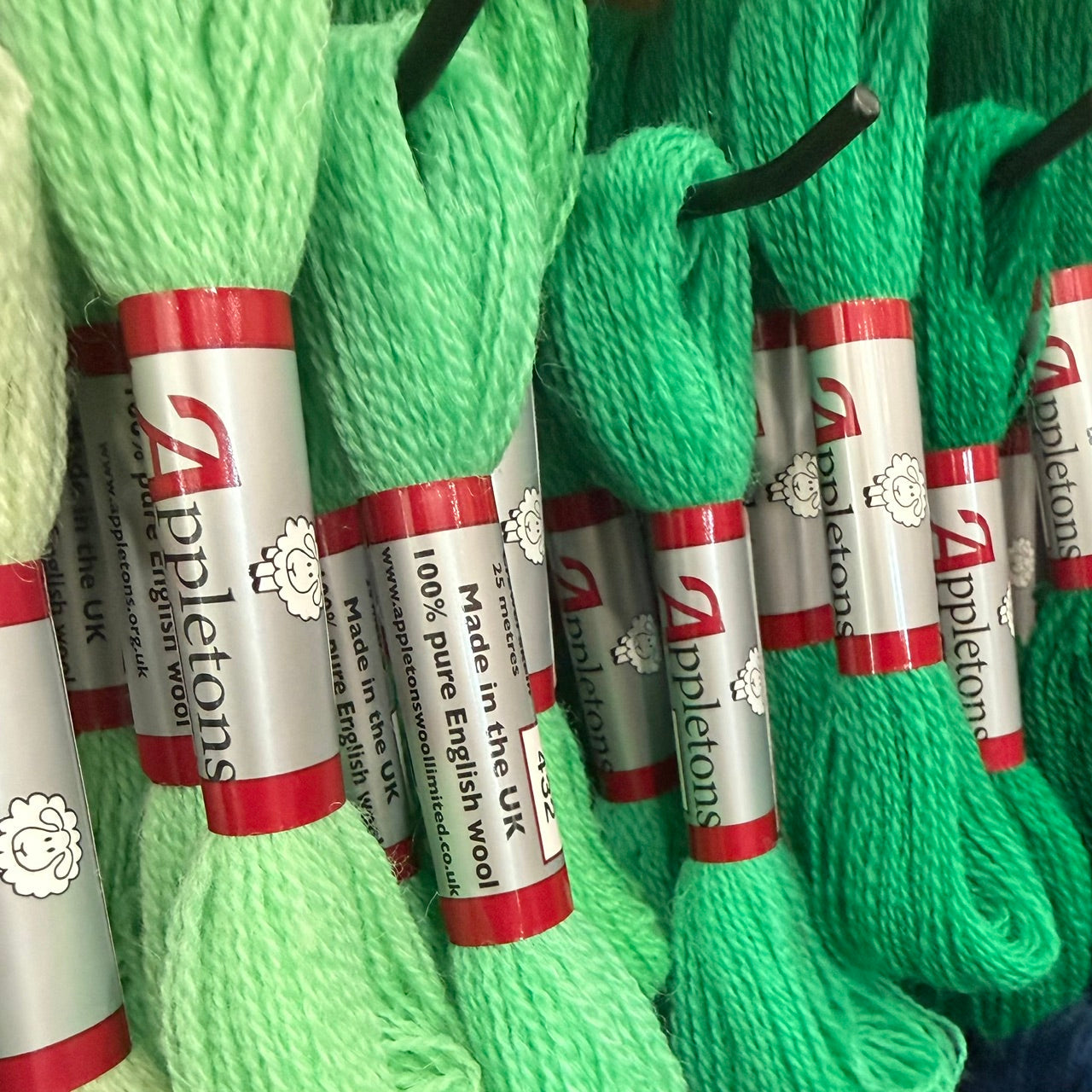 Appletons 2 Ply Crewel Wool Skeins: Colors 549-957