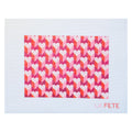 Expanding Hearts Clutch Hand Painted Needlepoint Canvas - Valentine's Day Collection