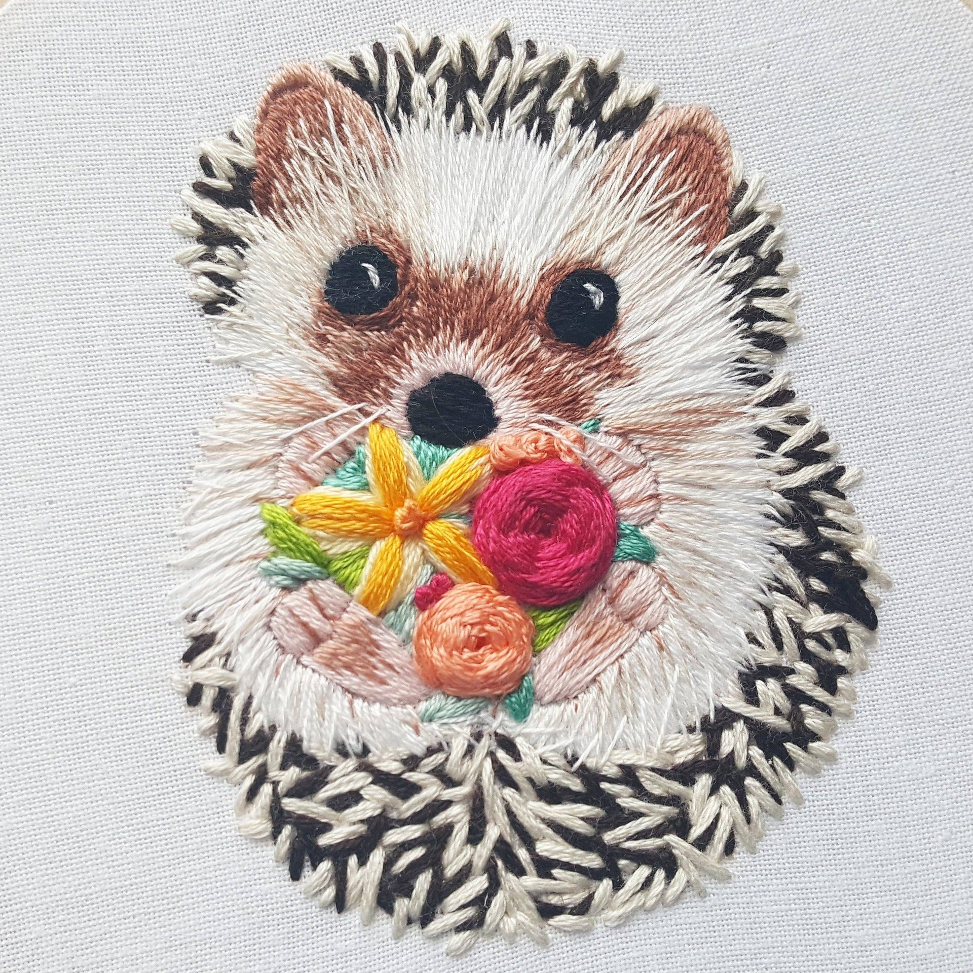 Hedgehog Embroidery Kit by Jessica Long