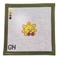 Mini Happy Sun Needlepoint Canvas