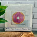 Doughnut Needlepoint Kit by Blue Poppy Designs